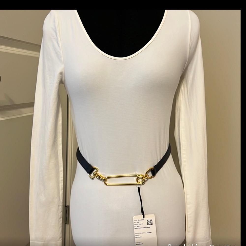 Worth mavy and Gold Women's Belt
